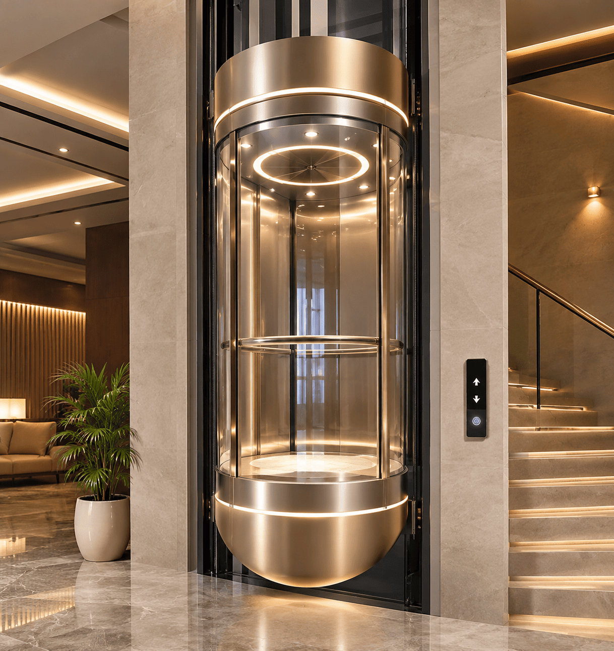 Glass Capsule Lift